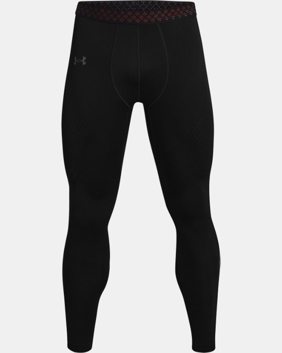 Men's UA RUSH™ Seamless Leggings, Black, pdpMainDesktop image number 3